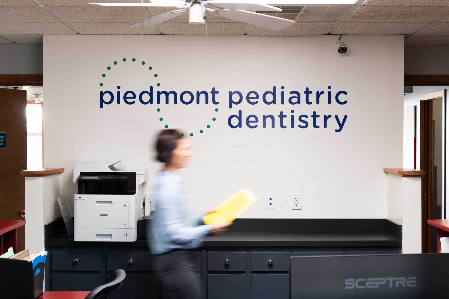 Piedmont Pediatric Dentistry front desk